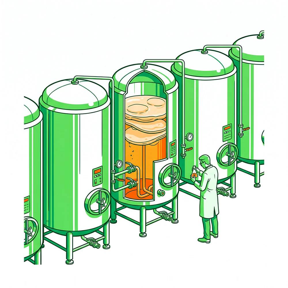 Cuves de fermentation, Fermedics, Gand