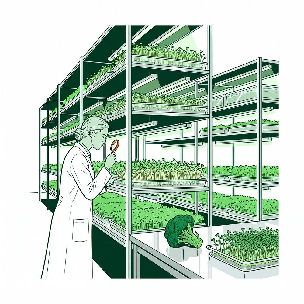 Micro-pousses de brocoli, Ingood by Olga, Noyal-sur-Vilaine